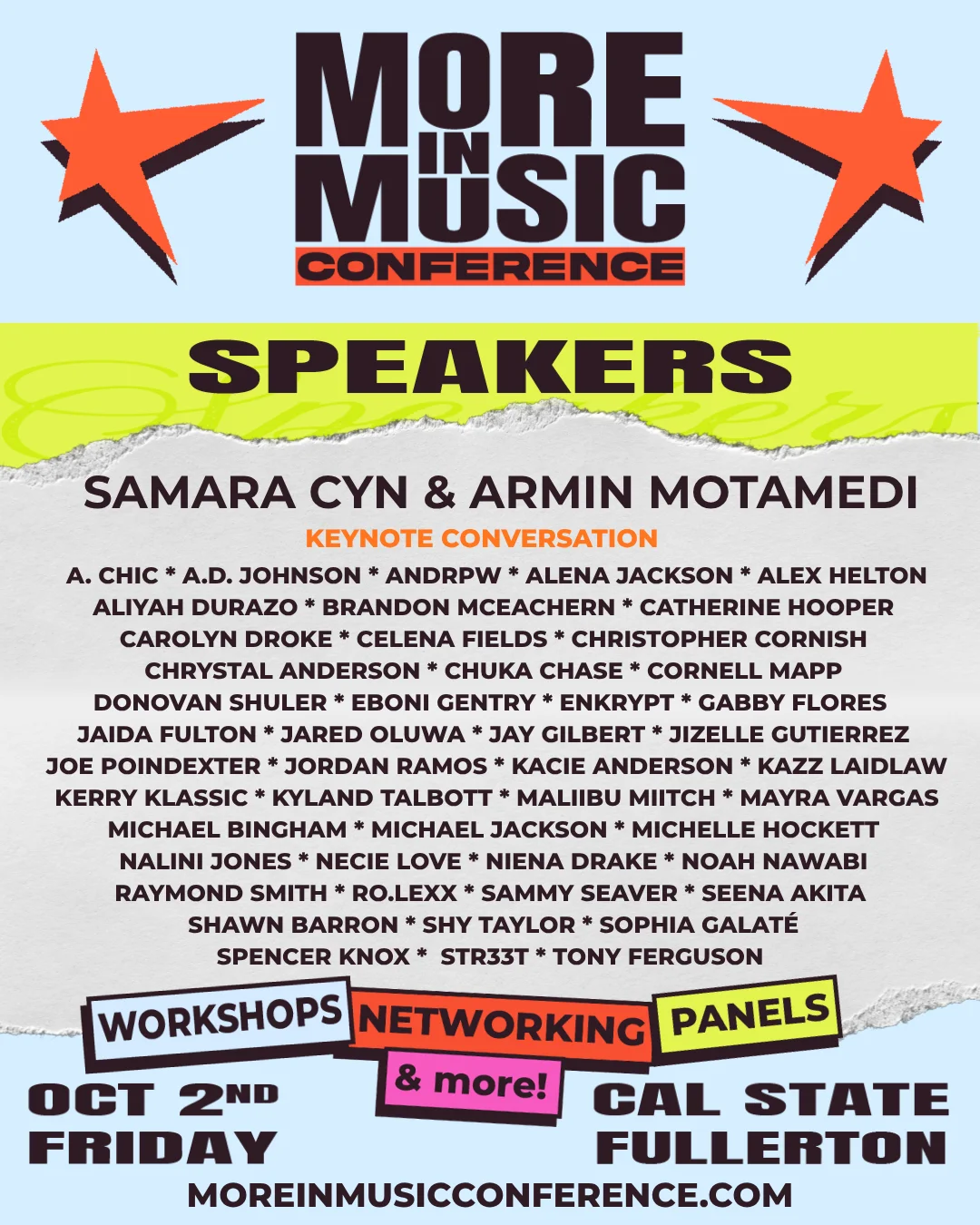 More In Music 2026 conference poster